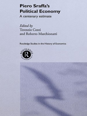 cover image of Piero Sraffa's Political Economy